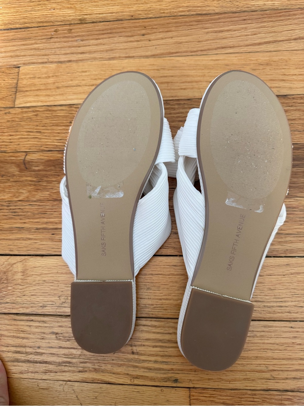 Saks Fifth Avenue Women's Knot Slide Sandals - Picture 4 of 4